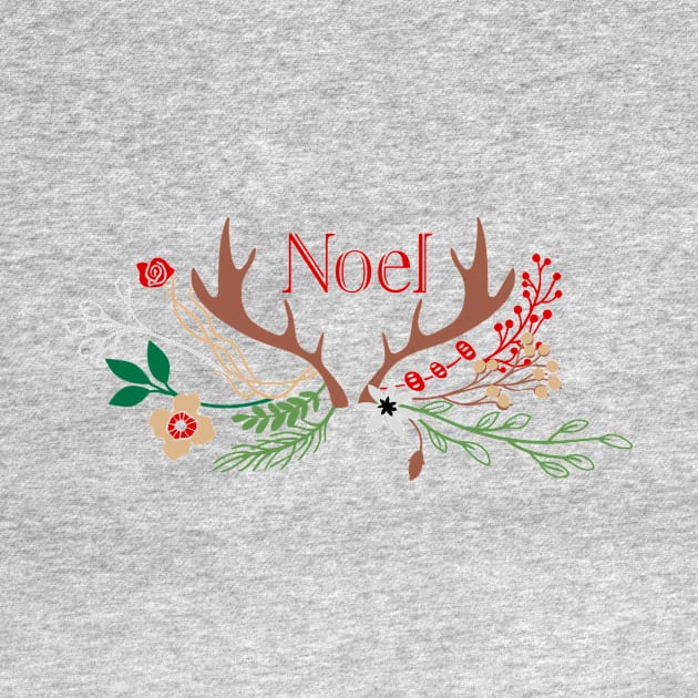 Noel Rustic, Antler Christmas Design by BeLightDesigns